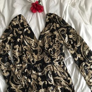 Sparkly Gold Jumpsuit